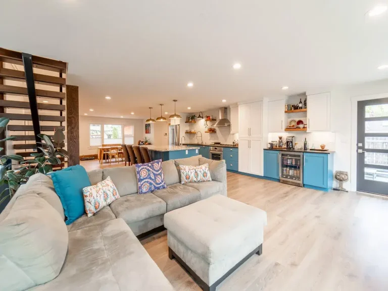 Open Layout Design Living Room Sunroom Home Addition