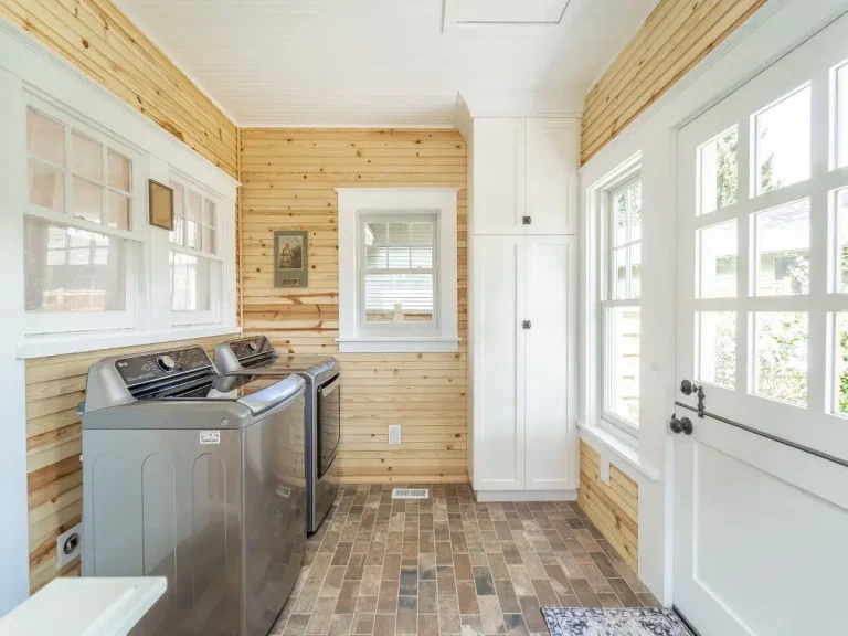 Boise Home Addition Mudroom Laundry Room Cottage Remodel Dutch Door