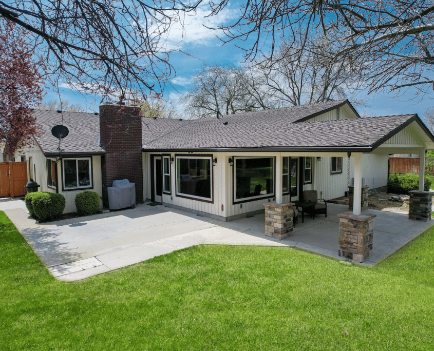 Covered Patio Addition by Home Remodeling Boise, Garden City, Eagle, Meridian, Idaho | (208) 384-0591 | www.remodelboise.com