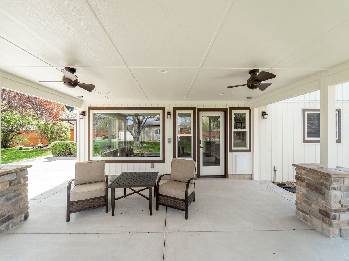 Covered Patio Addition by Home Remodeling Boise, Garden City, Eagle, Meridian, Idaho | (208) 384-0591 | www.remodelboise.com