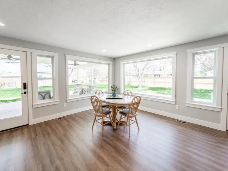 Boise Sunroom Home Addition Windows Flooring
