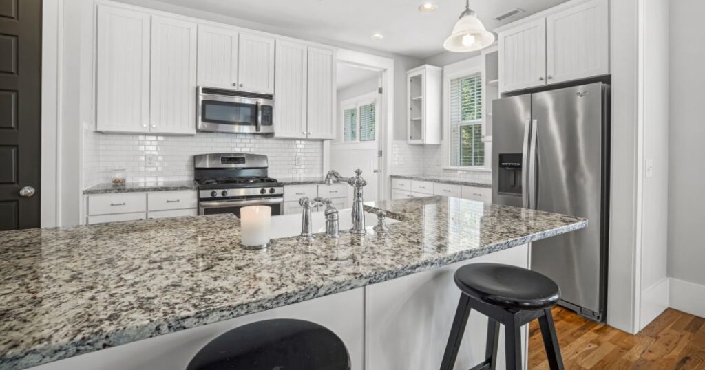Freshly made kitchen countertop in Boise